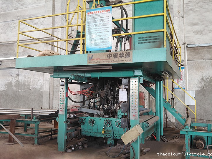 Membrane wall processing line